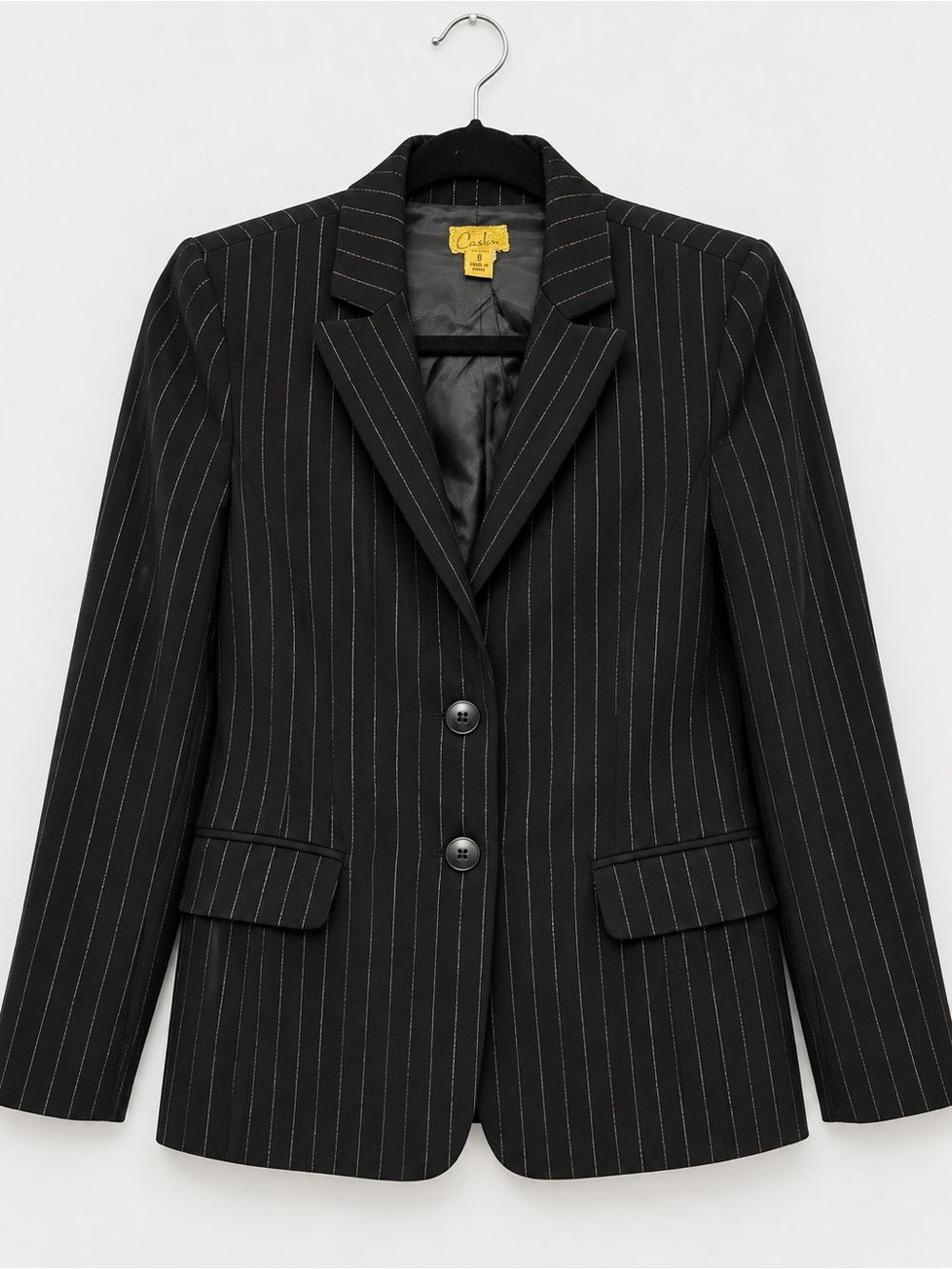 Caslon Black Pinstripe Blazer